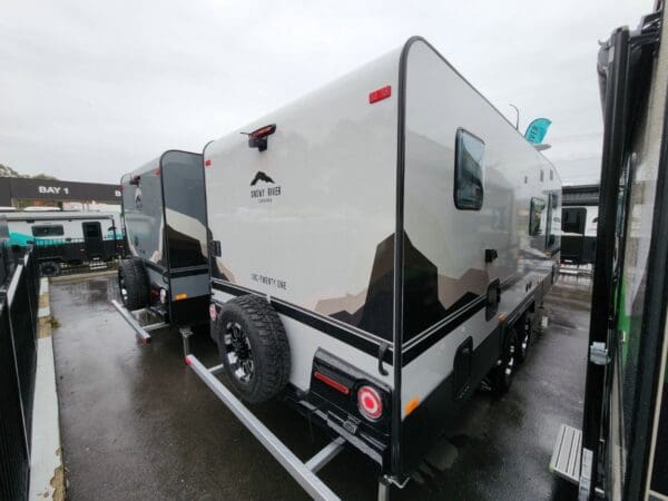  not restricted. But many caravans leave you feeling like you're sacrificing the comforts of home for life on the road. Too small