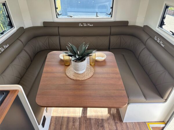  batteries and fresh water tank.<br /><br />There is ample storage in side the van with a convenient tool box on the A-Frame.