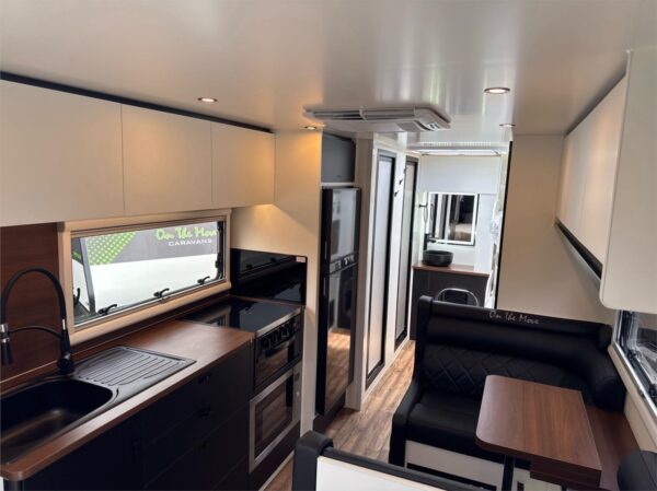  the 6.9F features a smart layout with two bunks for the kids